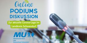 Online Podiumsdiskussion zur aktuellen Corona-Lage im Landkreis Schwandorf
